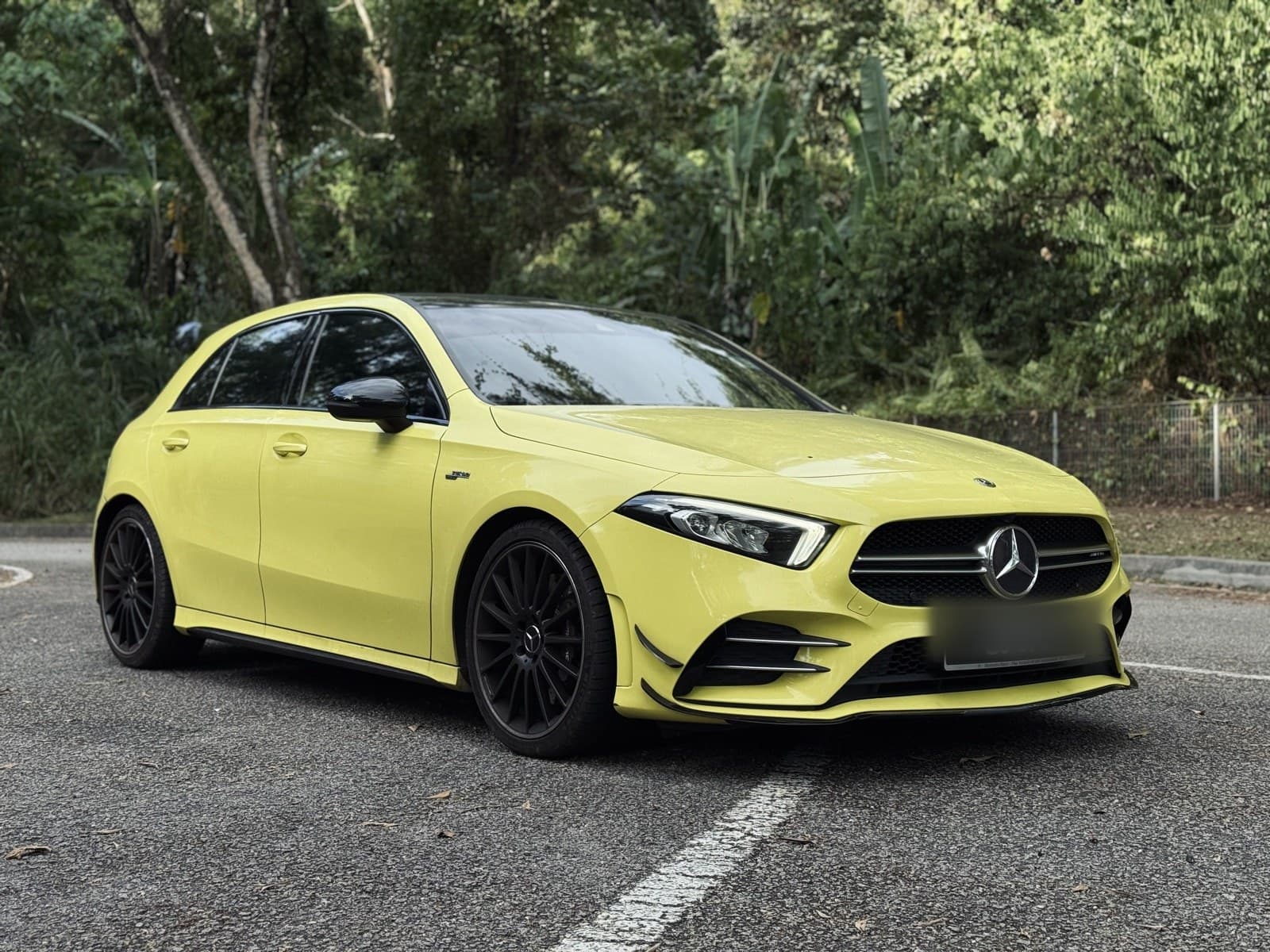2023 Mercedes-AMG A35 available for luxury car rental in Kuala Lumpur — Saloon class on the published rate sheet