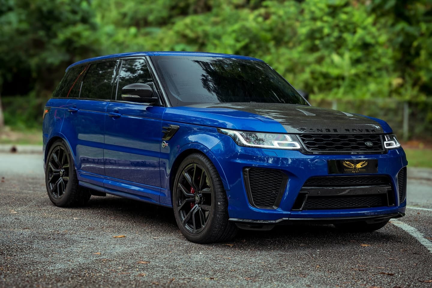2022 Range Rover Sport SVR available for luxury car rental in Kuala Lumpur — SUV class on the published rate sheet