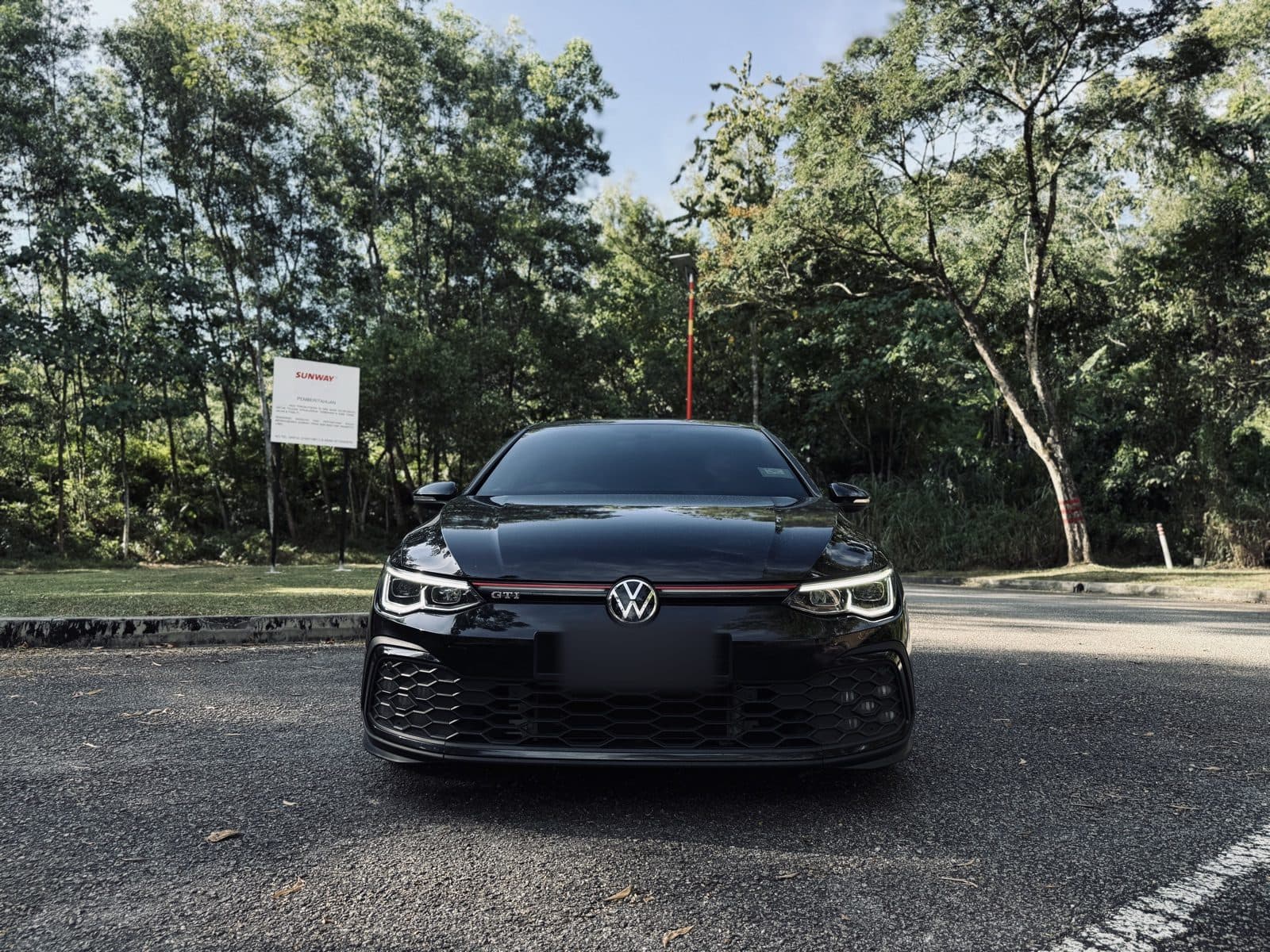 2023 Volkswagen Golf GTI available for luxury car rental in Kuala Lumpur — Sports class on the published rate sheet